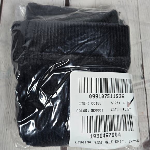 J. Crew Crewcuts‎ Girls' stretch corduroy leggings Black 4 - Picture 4 of 4